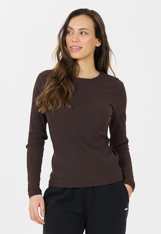 Athlecia Functioneel shirt 'Lankae' in Bruin: voorkant