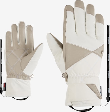 ZIENER Sporthandschuhe 'Koana' in Weiß: Vorderseite