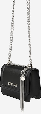 REPLAY Crossbody Bag in Black: front