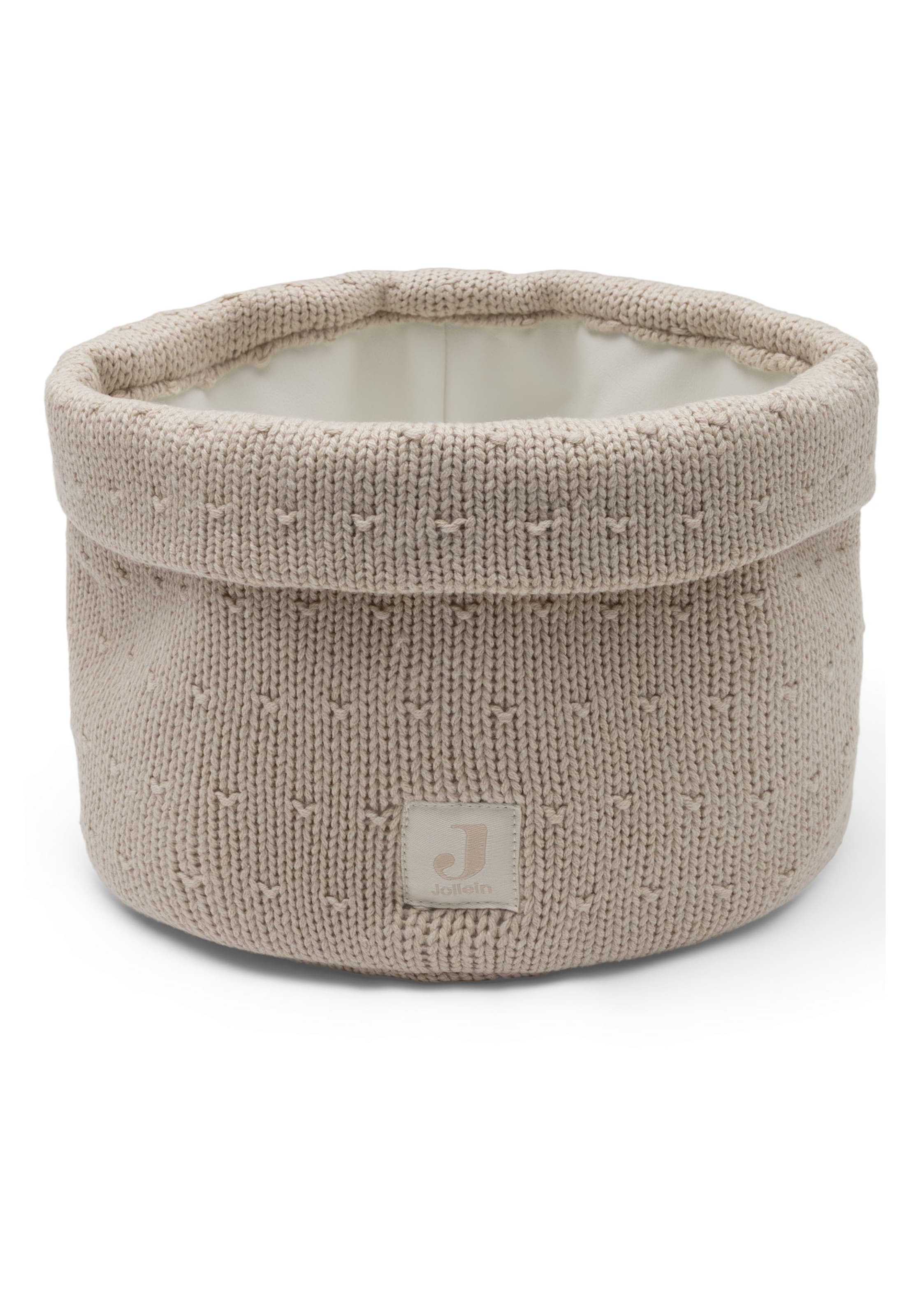 Jollein Korb 'Sprinkle Knit ' in Beige: Vorderseite