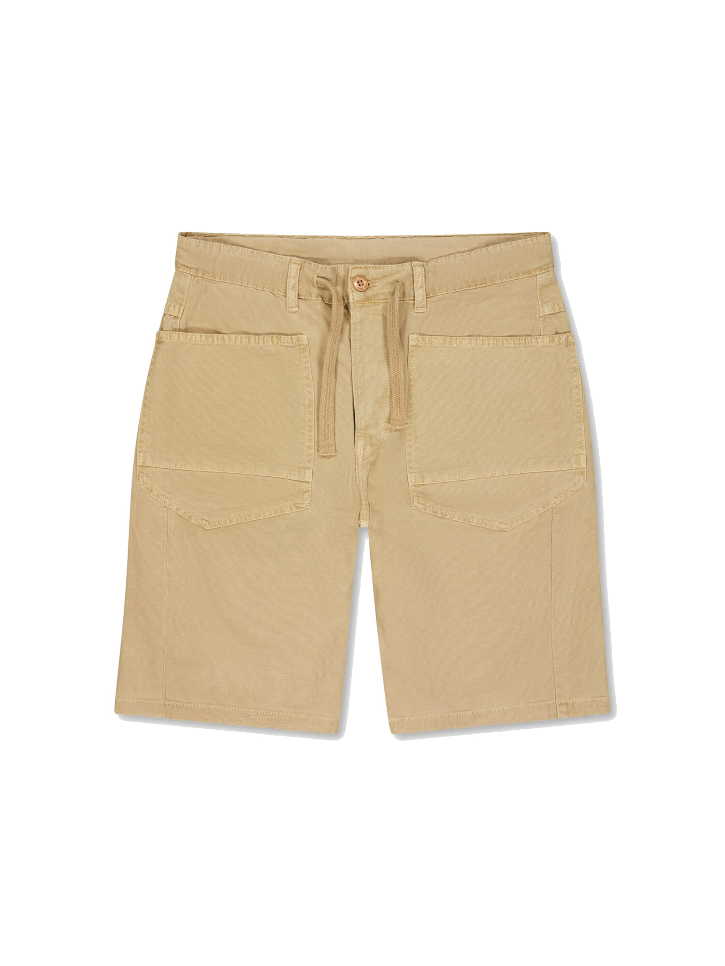 Regular Pantalon 'HOBI' Le Temps Des Cerises en beige : devant