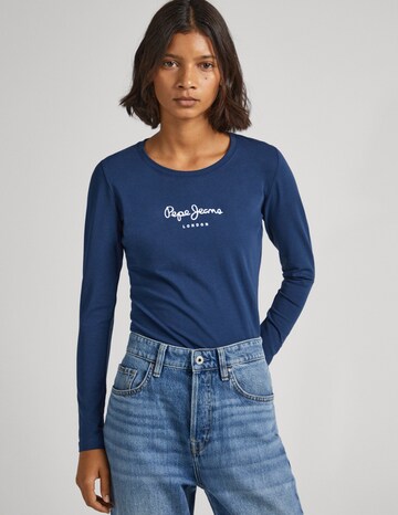 Pepe Jeans T-shirt 'New Verginia' i blå