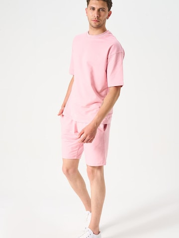 LOUIS LECLER Trainingsanzug 'Ace'‌‌‌ in Pink