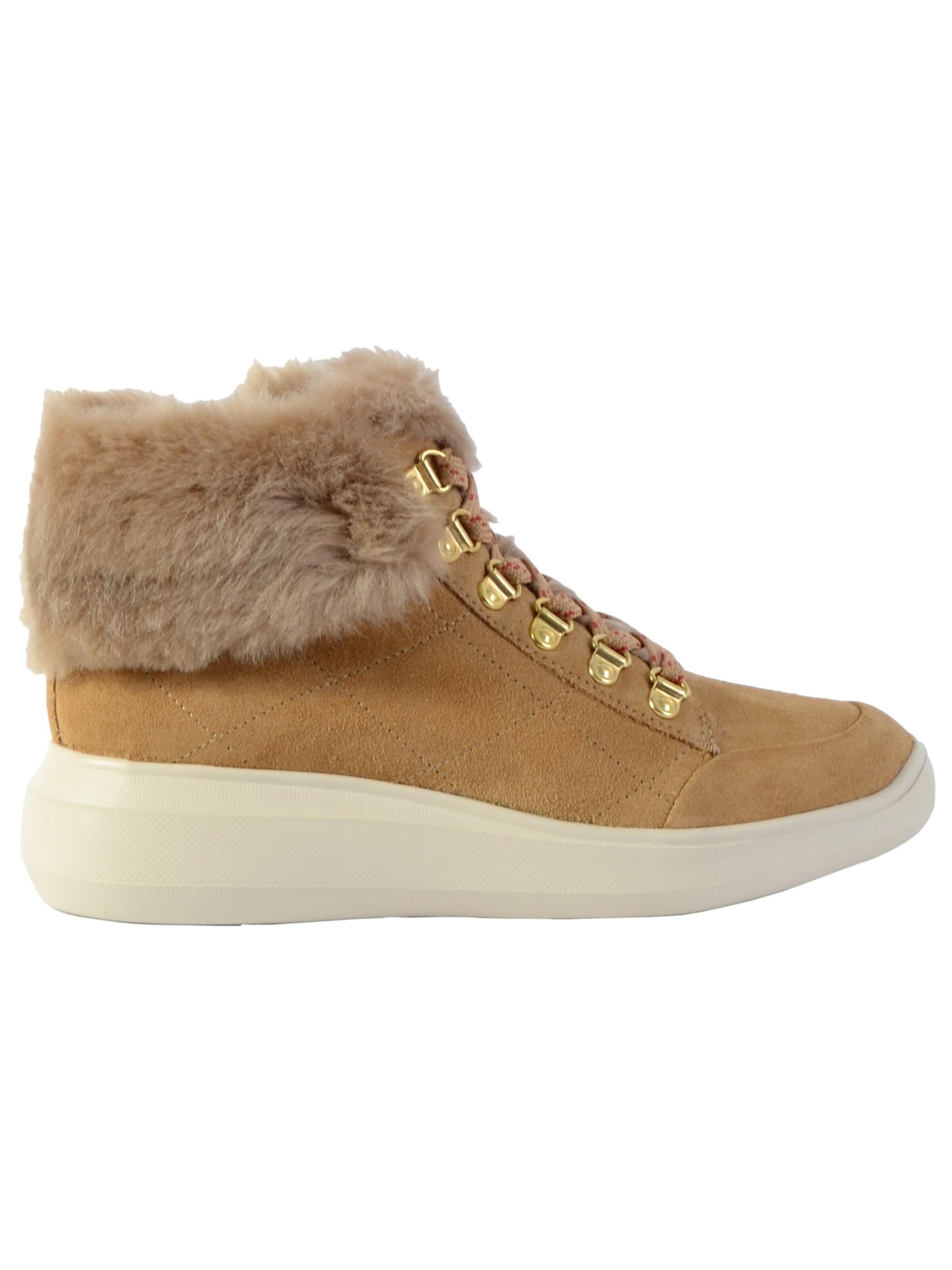 GEOX Sneakersy wysokie w kolorze brązowy