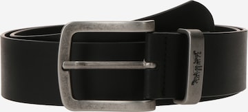 LEVI'S ® Gürtel 'TWO HORSE KEEPER' in Schwarz: Vorderseite