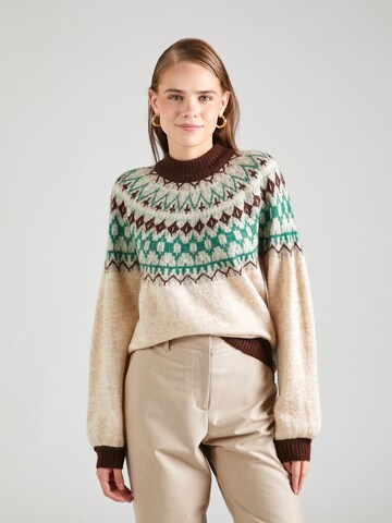 b.young Sweater 'Maritne' in Beige: front