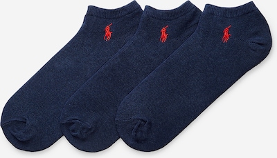 Polo Ralph Lauren Socken 'GHOST PED' in marine / dunkelrot, Produktansicht