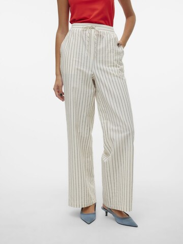 VERO MODA Regular Broek 'JACELYN' in Wit: voorkant
