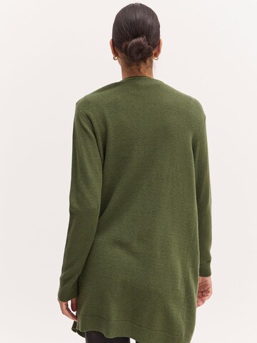 b.young Gebreid vest 'NONINA' in Groen