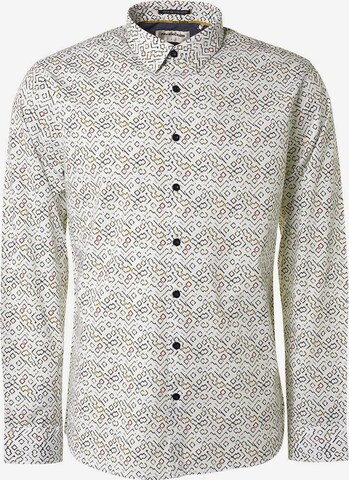 No Excess Regular fit Button Up Shirt in White: front