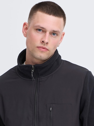 Pull-over ' BHMARIO halfzipp ' BLEND en noir