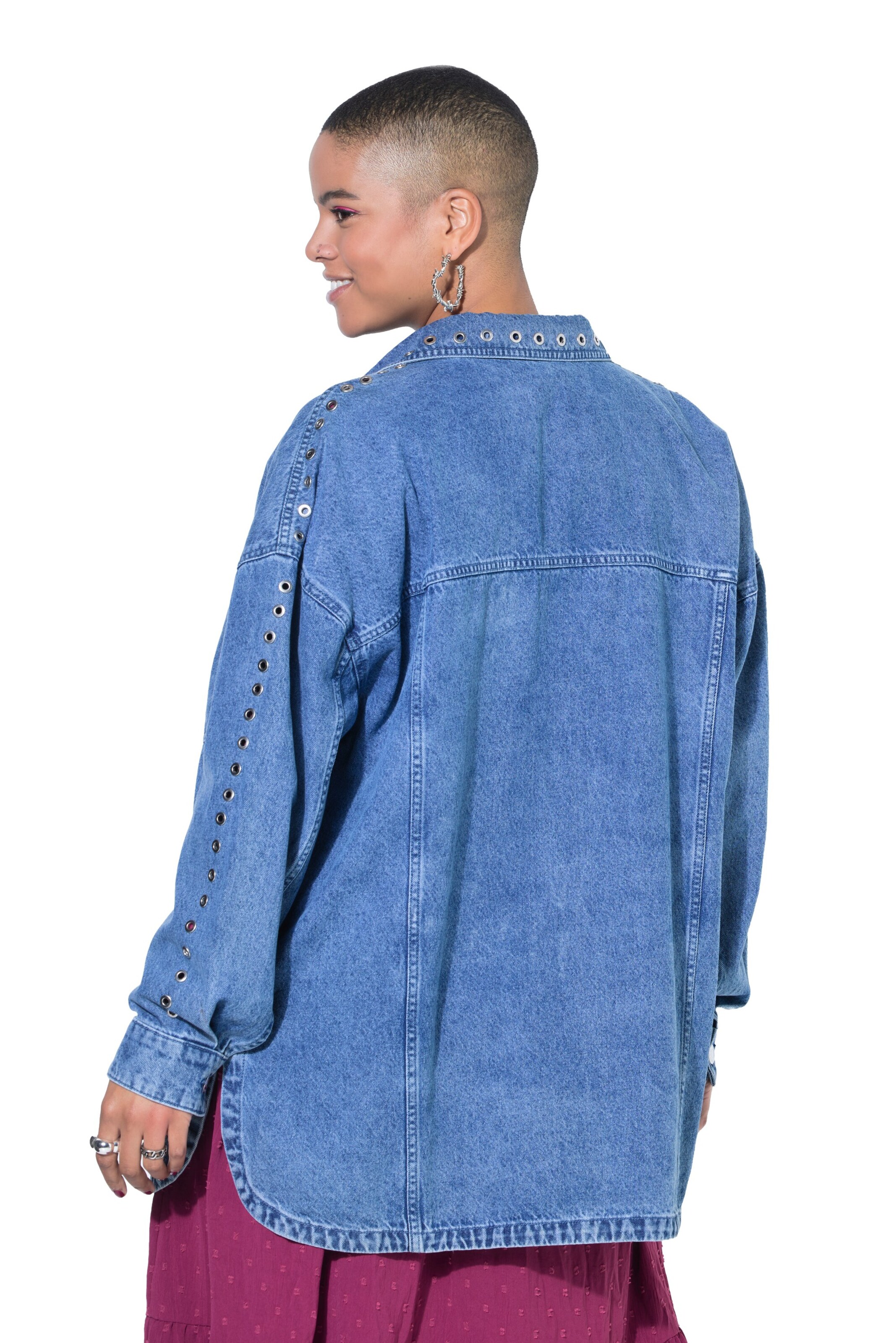 Studio Untold Bluse in Blau