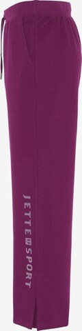 Jette Sport Loosefit Hose in Lila