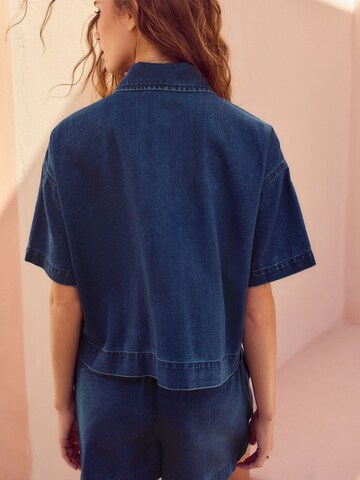 Next Loosefit Jeans i blå