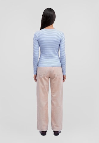 Gap Petite Shirt in Blue: back