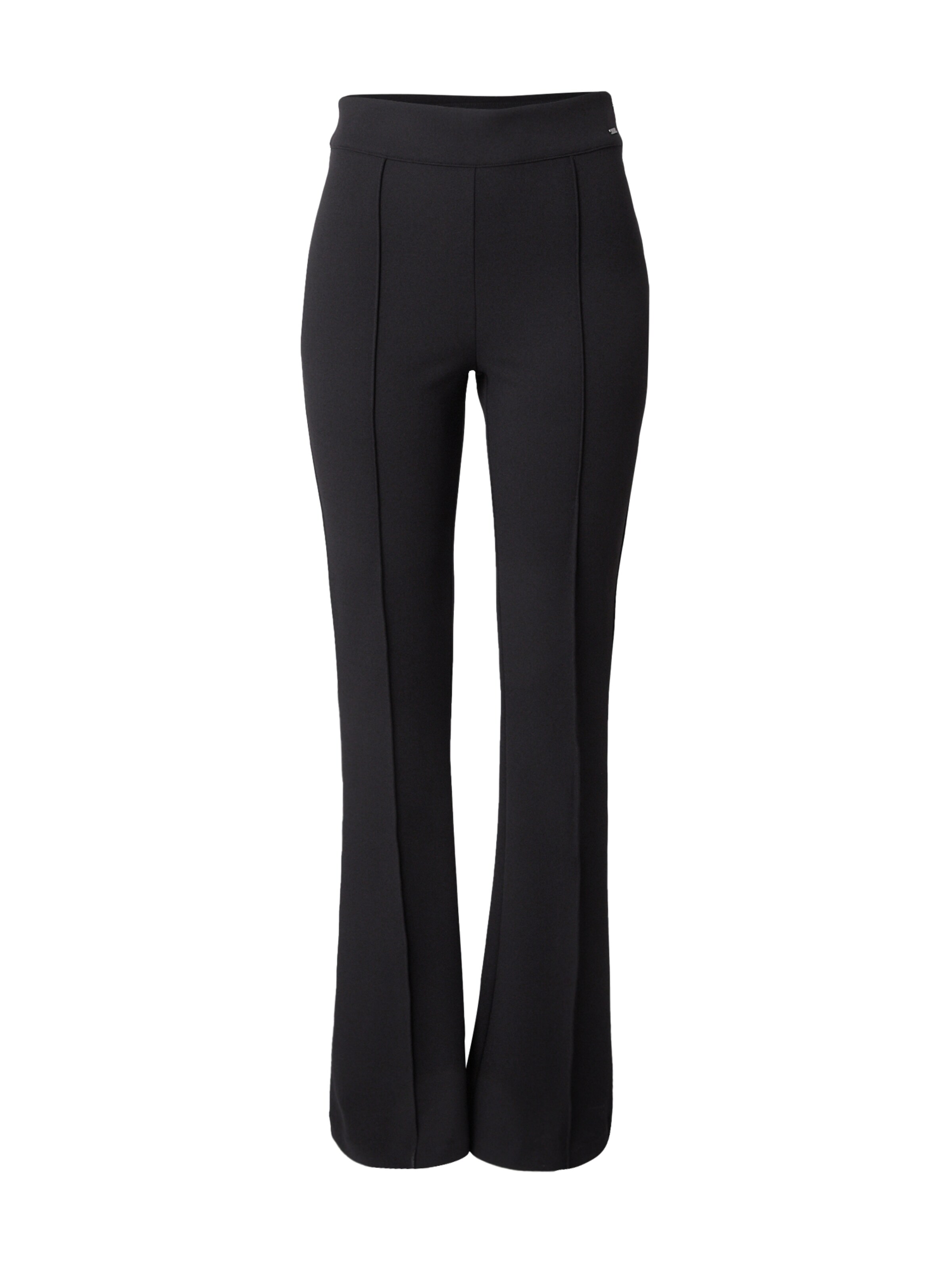 Flared Pantaloni 'Evelina' di GUESS in nero: frontale