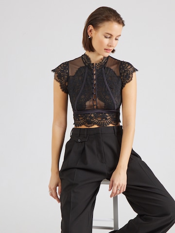 Hunkemöller High neck BH 'Amelia' in Zwart