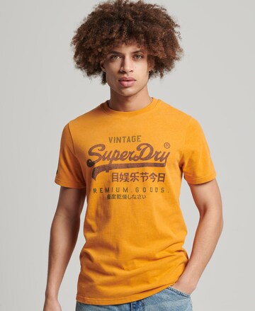 T-Shirt Superdry en orange : devant