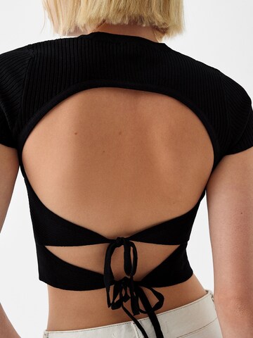 Pull-over Bershka en noir