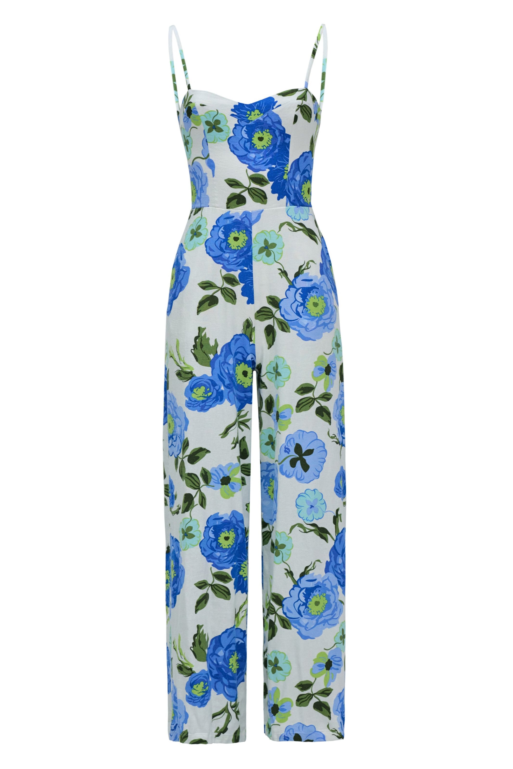Salsa Jeans Jumpsuit in Blauw: voorkant