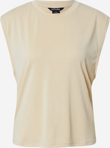 Monki Top in Beige: voorkant