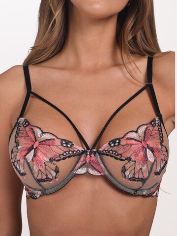 Orchibelle Balconette Underwear Sets in Black