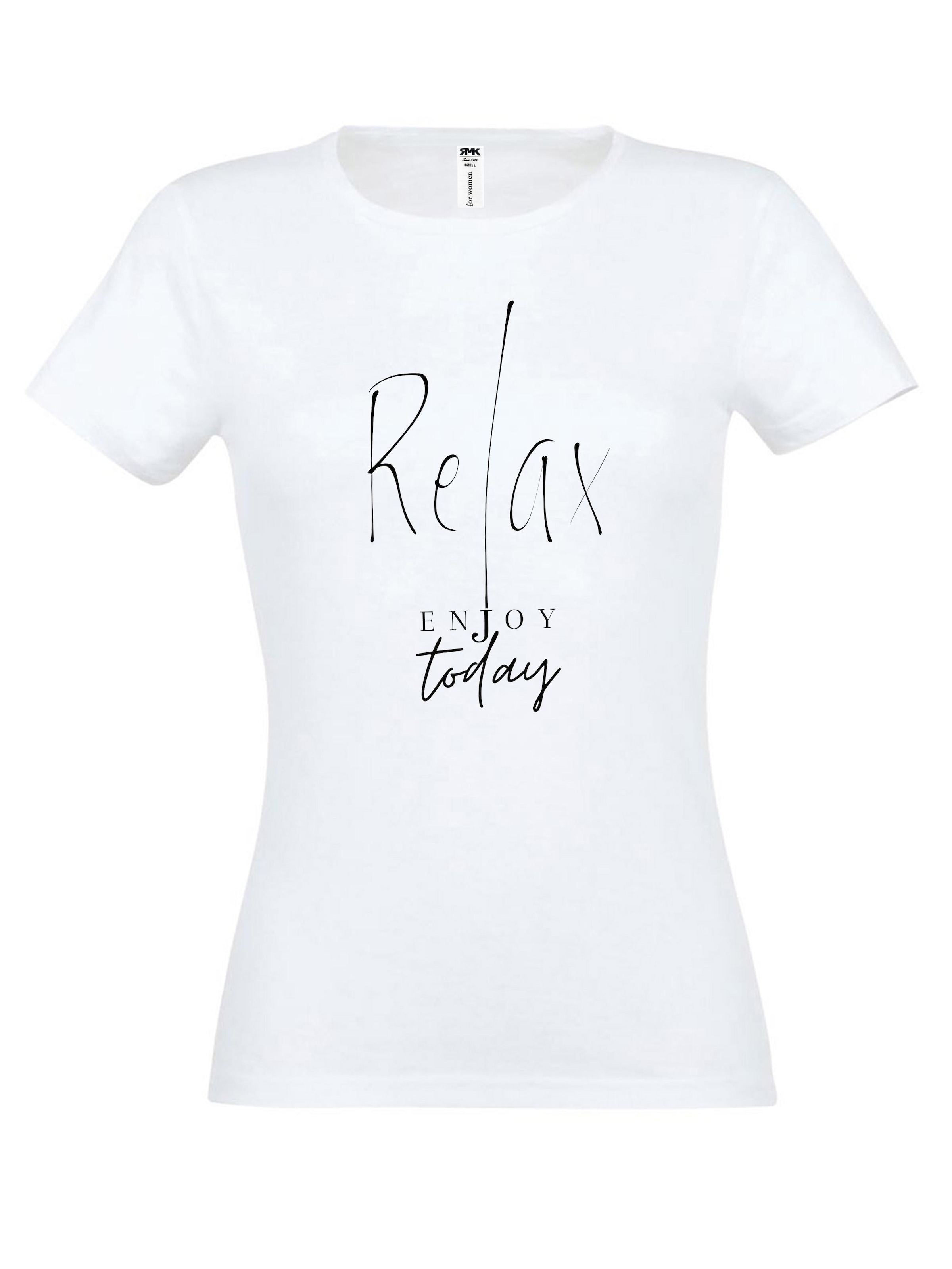 RMK Shirt 'Relax'‌‌‌‌‌ in Weiß: Vorderseite