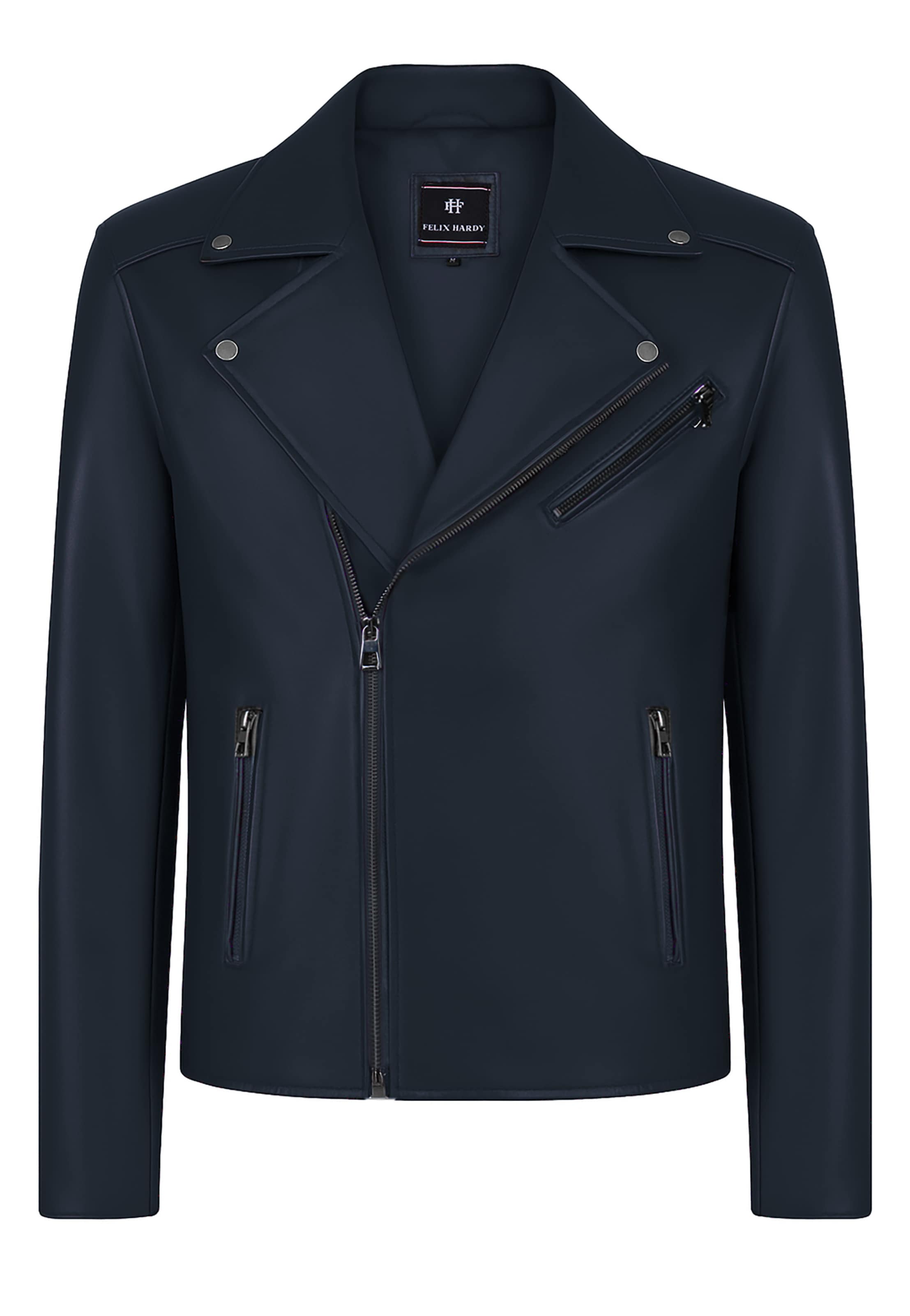 Felix Hardy Φθινοπωρινό και ανοιξιάτικο μπουφάν σε μπλε: μπροστά