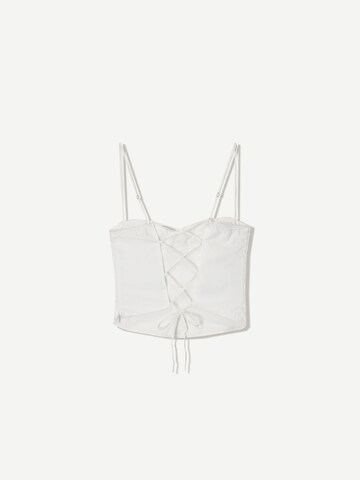 Haut Bershka en blanc