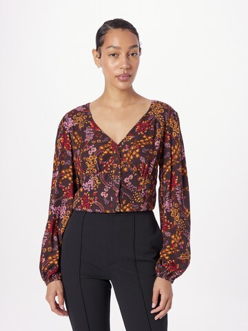 Superdry Blouse 'Tea' in Oranje: voorkant