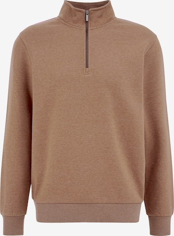 WE FashionSweater majica - smeđa boja: prednji dio