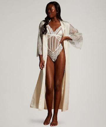 Hunkemöller Dressing Gown 'Camille' in Beige