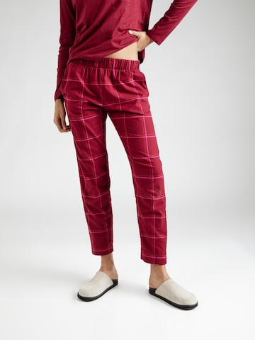 TRIUMPH - Pantalón de pijama 'Mix & Match' en rojo: frente