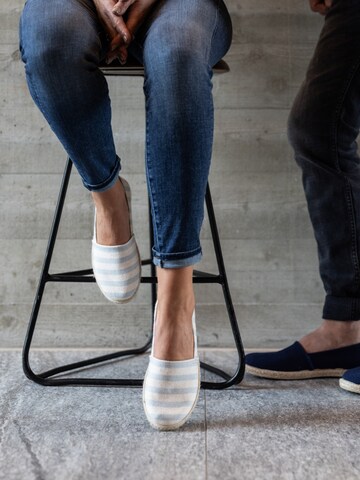 Gottstein Espadrilles 'Espadrille Camping Linen duo' in Blue