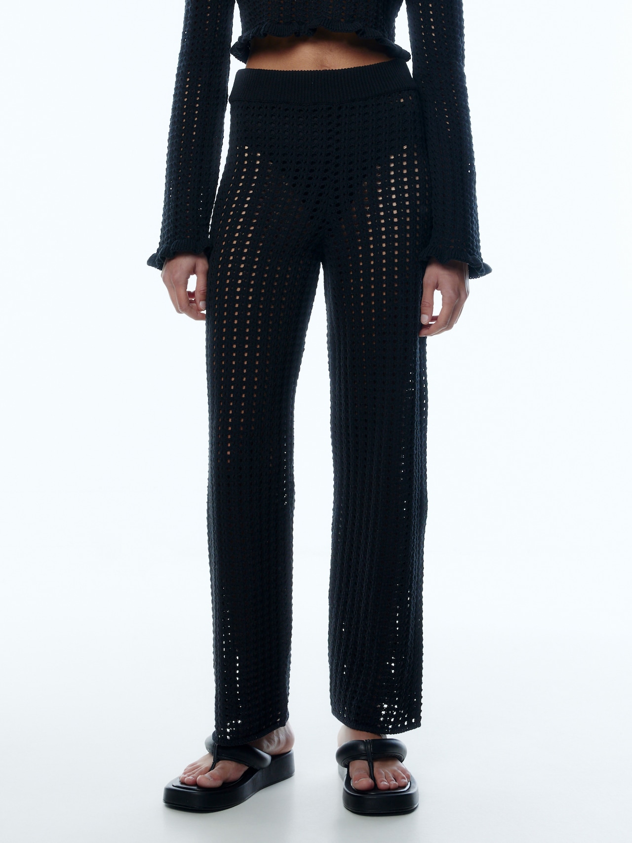 EDITED Produkte Hose 'Samia' schwarz