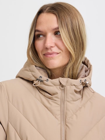 Fransa Winter Jacket 'FRMAISE JA 2' in Beige
