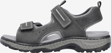 Rieker Hiking Sandals in Grey