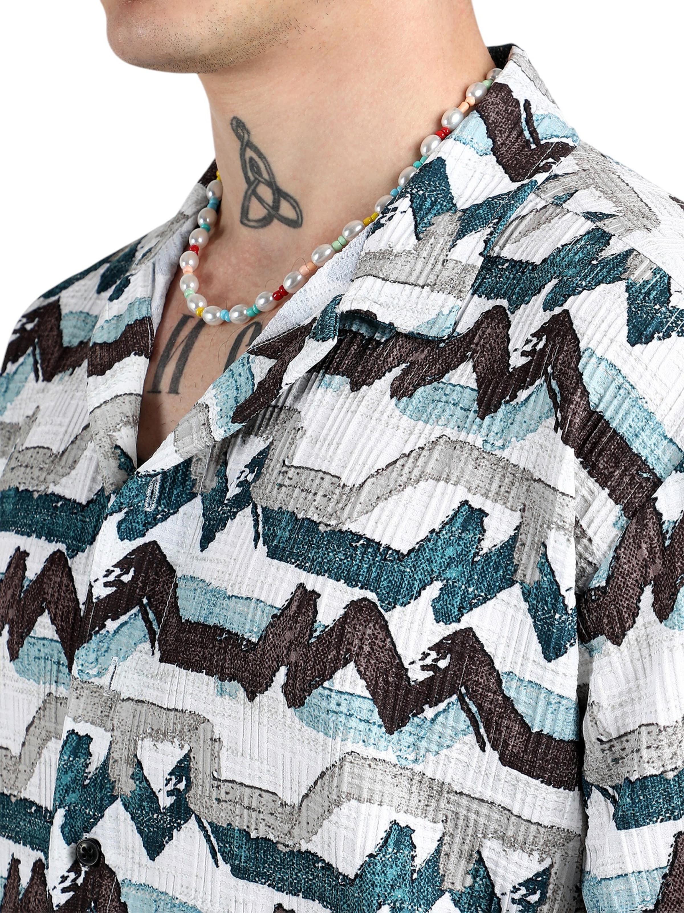 Campus Sutra Comfort fit Button Up Shirt 'Tamera' in Mixed colours