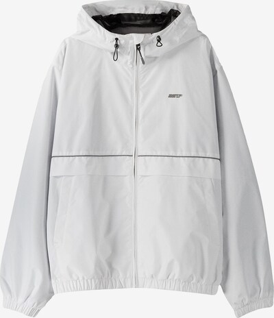 Bershka Övergångsjacka i silver / off-white, Produktvy