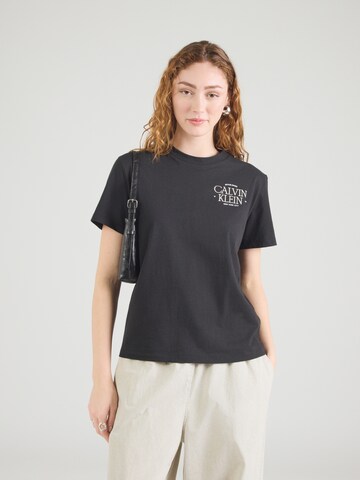 Calvin Klein Jeans T-Shirt 'CLASSIC' in Schwarz: Vorderseite