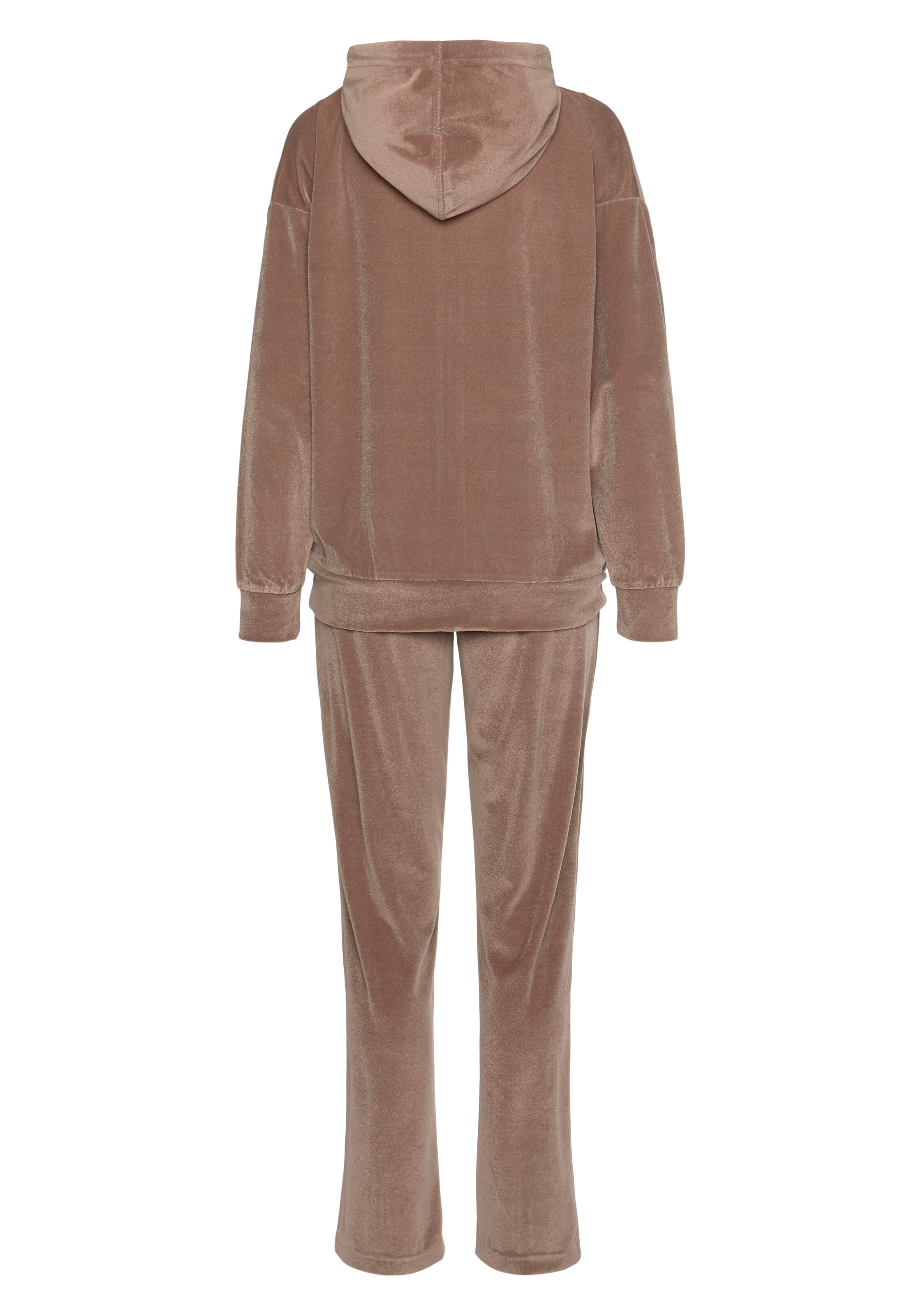 LASCANA Jogginganzug in Braun