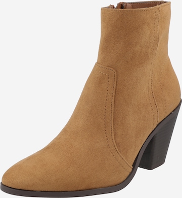 NEW LOOK Booties 'ARIEL' in Brown: front