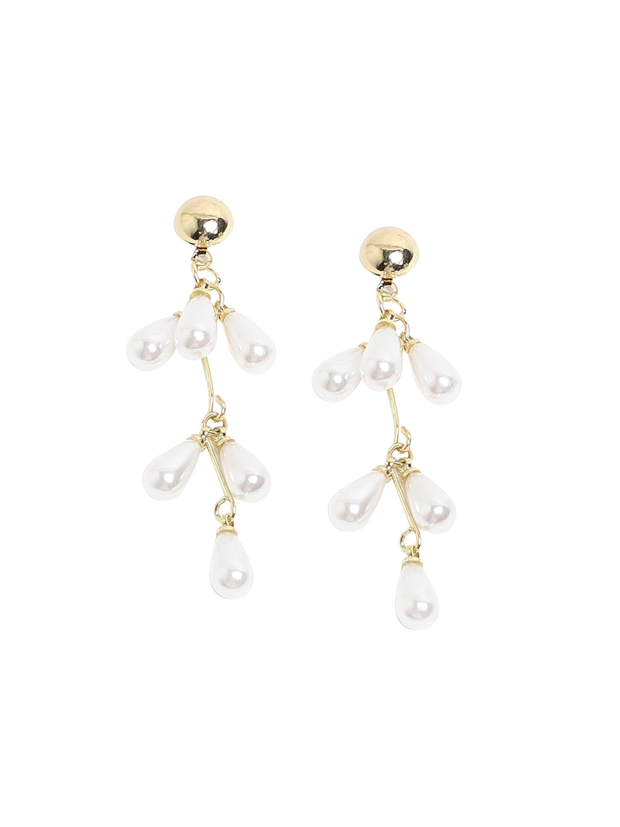 SOHI Fülbevalók 'Ashoda' - fehér: elől