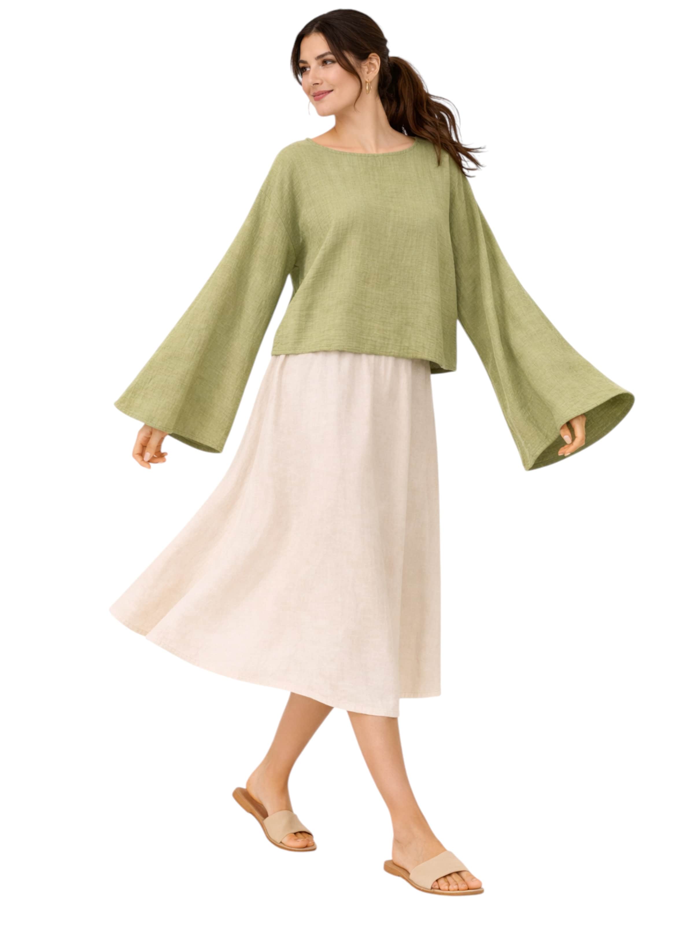 WENOR Blouse 'AVELOA' in Green