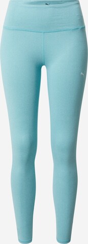 PUMA Skinny Workout Pants 'Studio Foundation' in Blue: front
