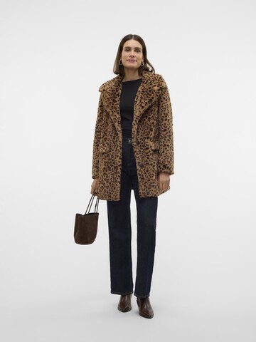 VERO MODA Overgangsfrakke i brun