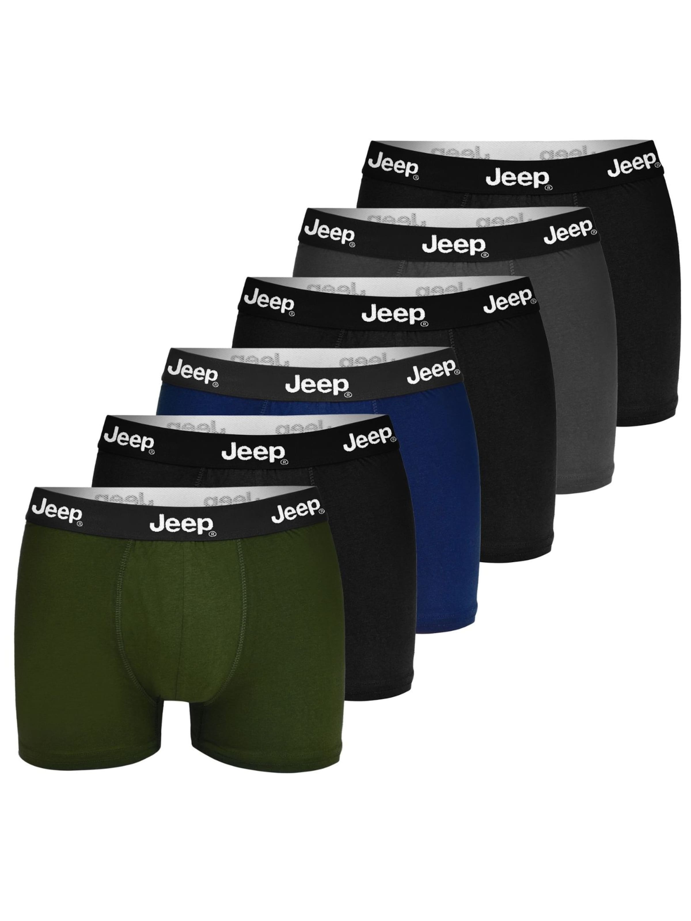 Boxer di Jeep in colori misti: frontale