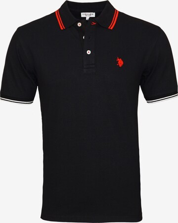 U.S. POLO ASSN. Shirt 'Barney' in Black: front