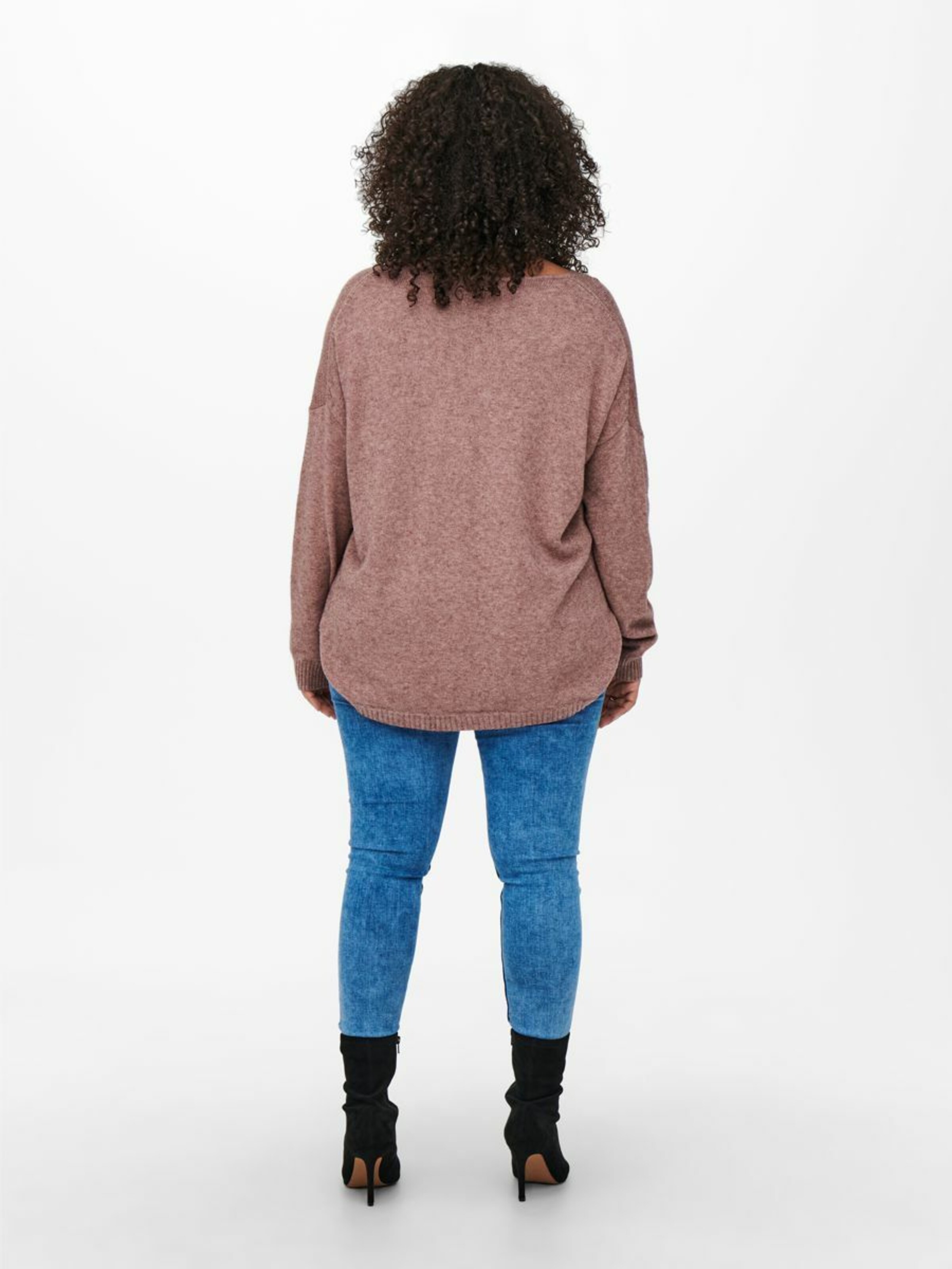 Frauen Pullover & Strick ONLY Carmakoma Pullover 'Margareta' in Pinkmeliert - JR42431 Frauen Pullover & Strick ONLY Carmakoma Pullover 'Margareta' in Pinkmeliert - JR42431