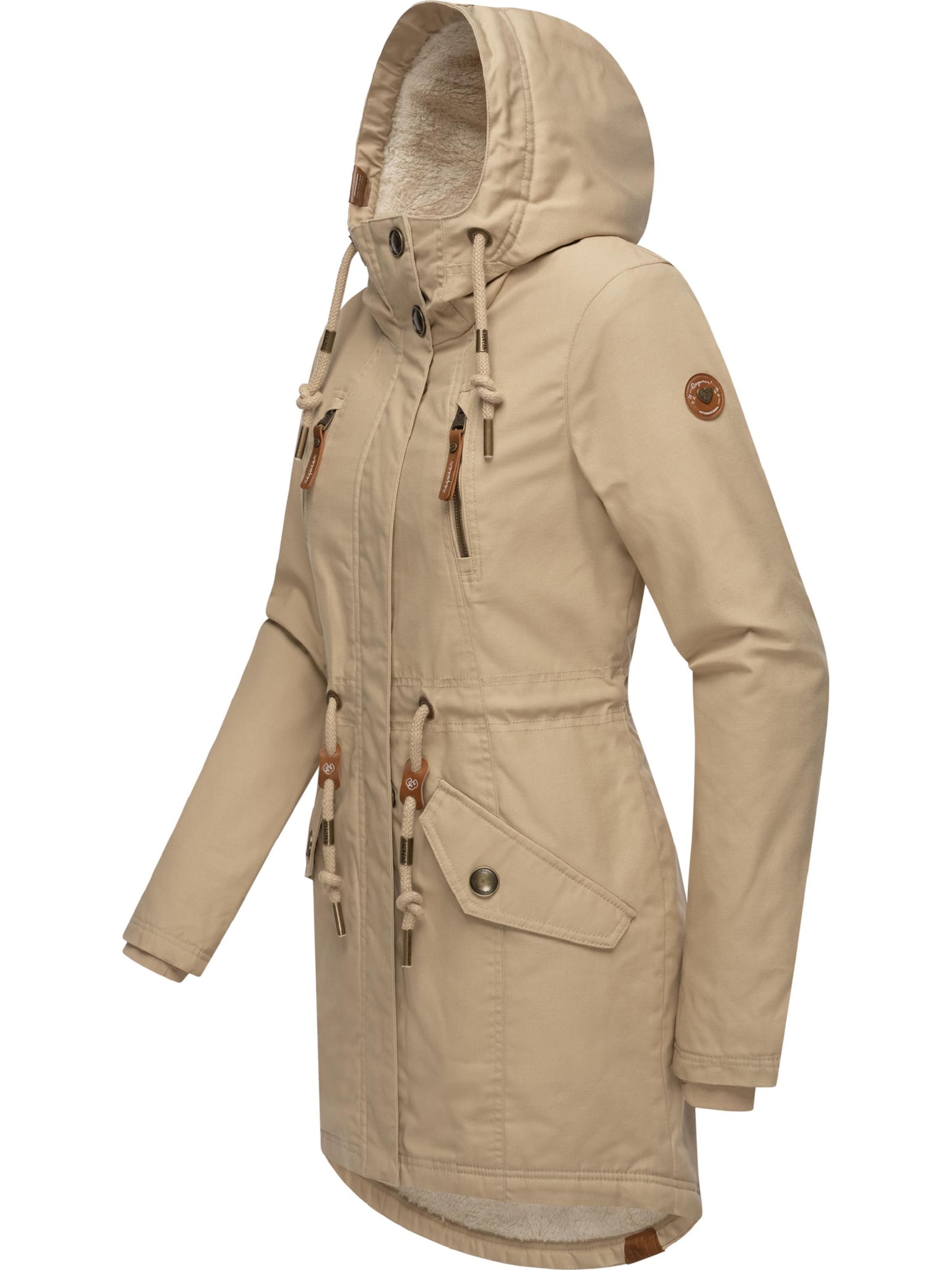 Parka invernale 'Elsie' di Ragwear in beige